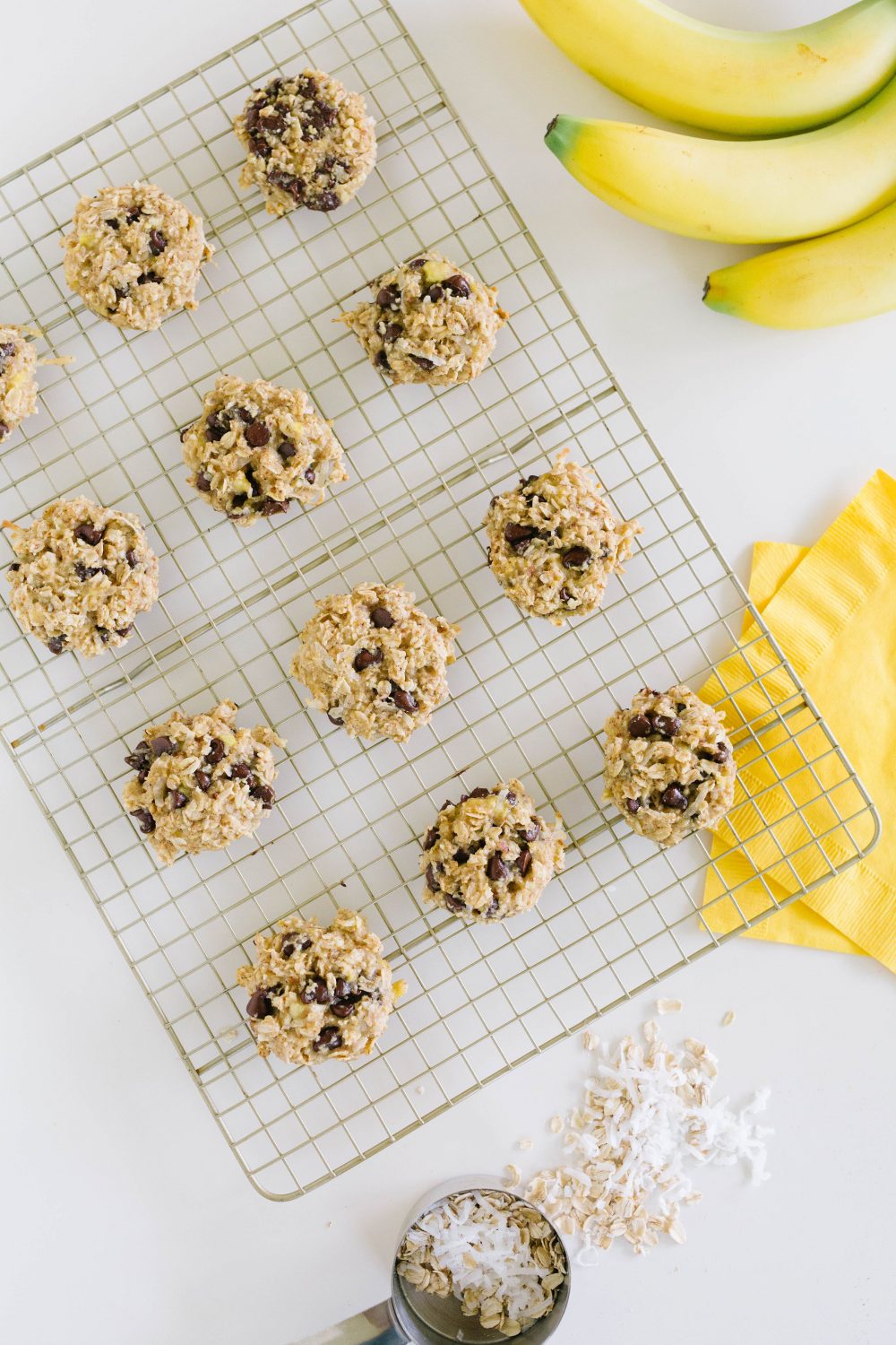 healthy banana cookies