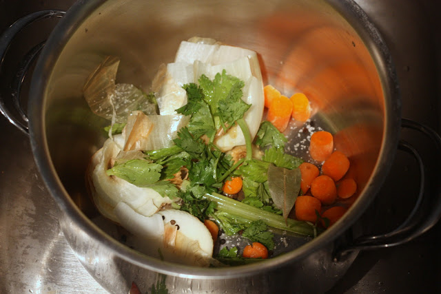 homemade vegetable broth