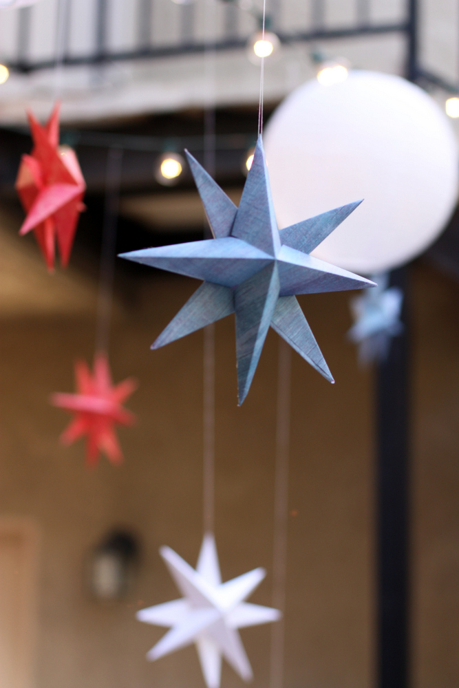 Paper Stars How To Make Hanging Stars Decorations