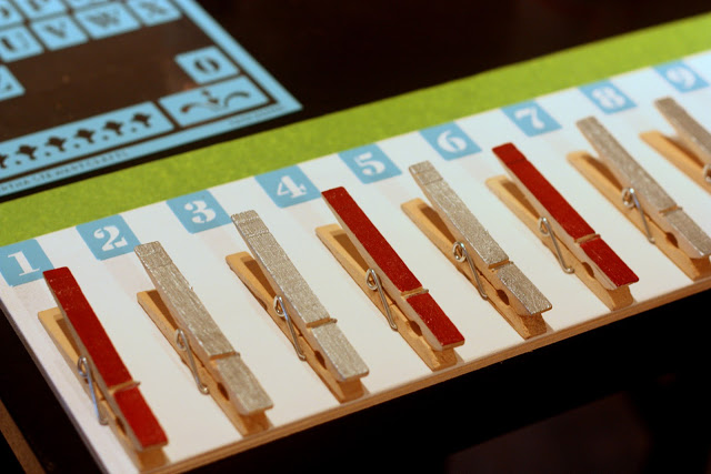 clothespin advent calendar