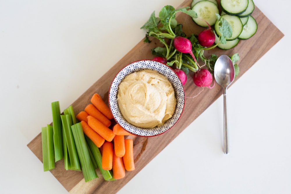 homemade hummus