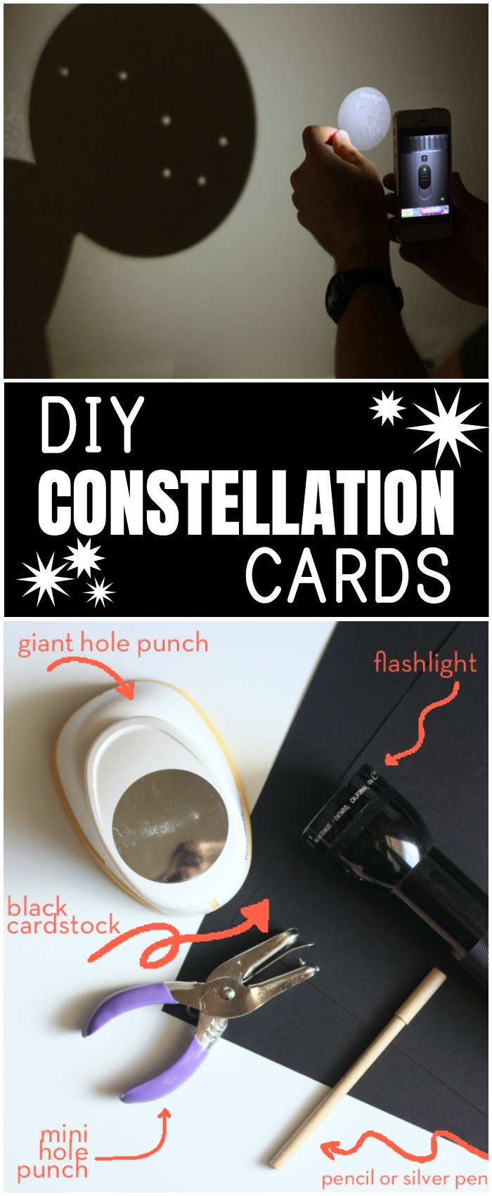 printable constellation projection cards