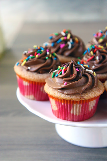 strawberry vanilla cupcakes