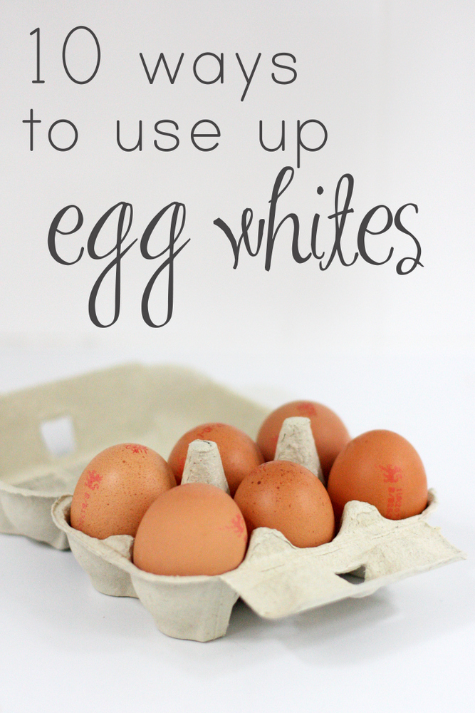 how to use up egg whites