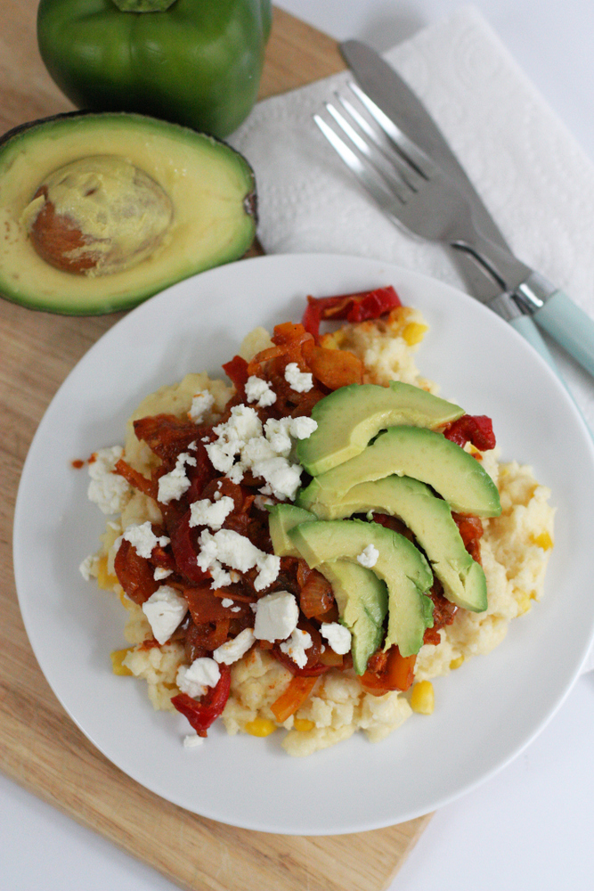 Chicken Fajita Polenta Bowls - Everyday Reading