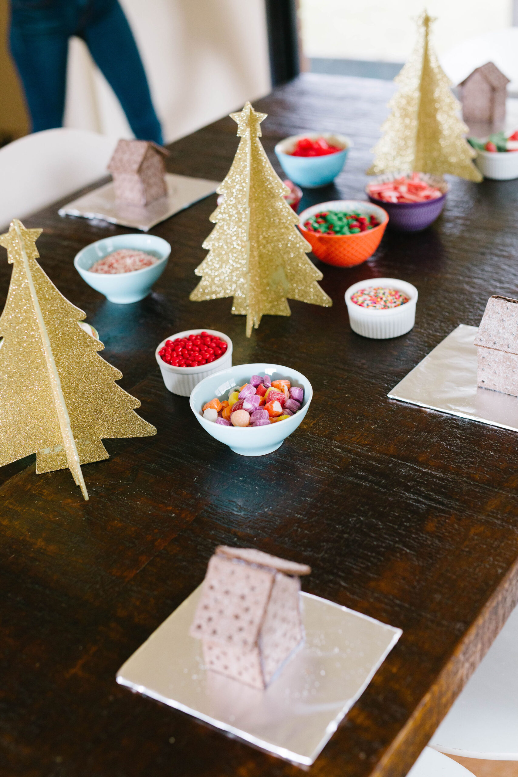 Made a cardboard gingerbread house to hold gifts for gift exchange. :  r/GingerbreadHouses