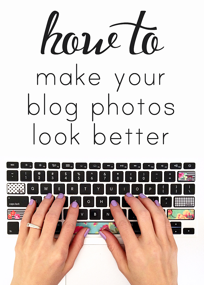 Tired of your great photos looking BLAH on your blog? Here are five ways to make your photos look good when they show up in a post!