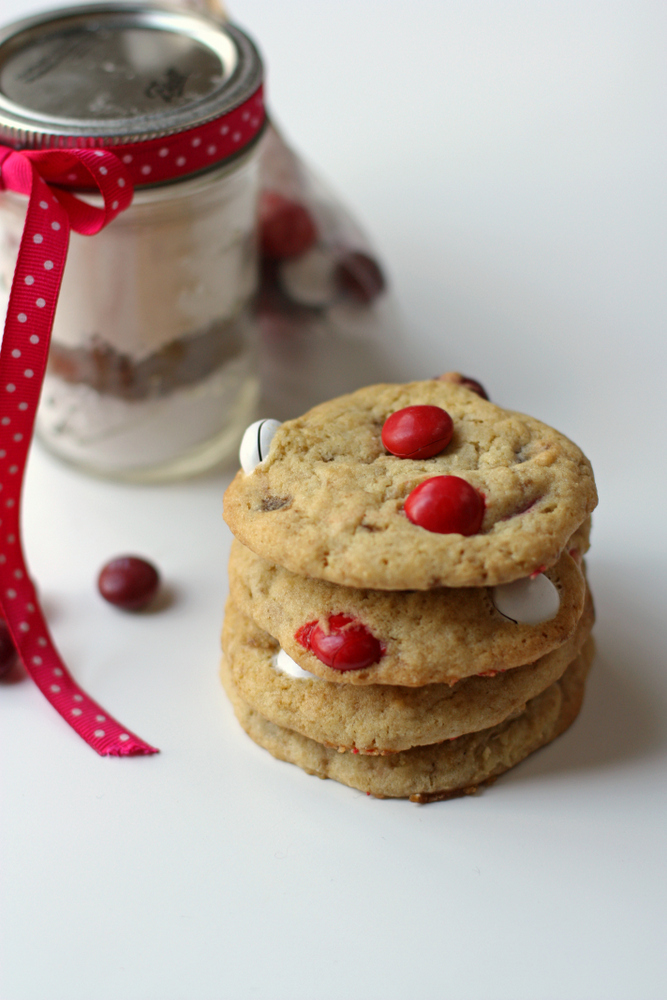 M&M Cookies in a Jar - Damn Delicious