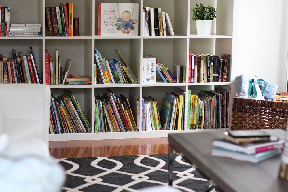 Kid-friendly family room with grown-up style