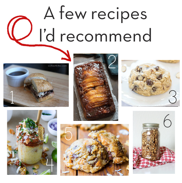 Six terrific recipes, ranging from desserts to main dishes to breakfast