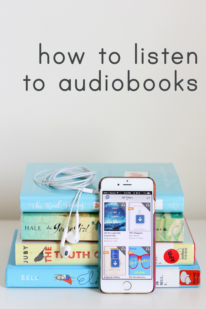 how to listen to audiobooks