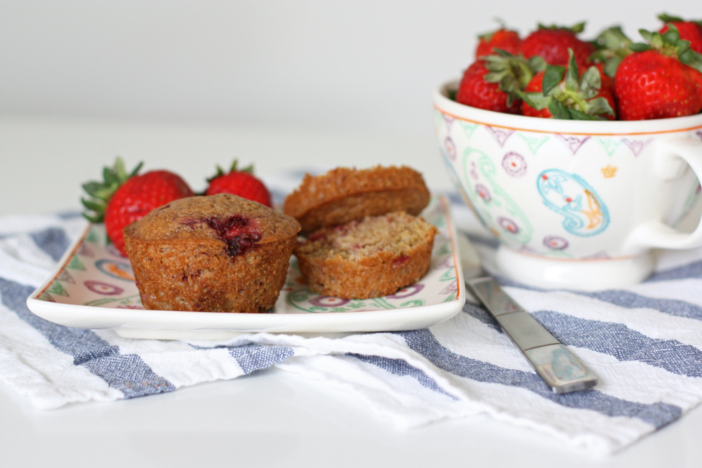 strawberry muffins