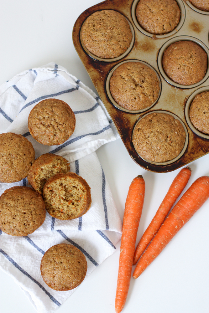 sweet carrot muffins