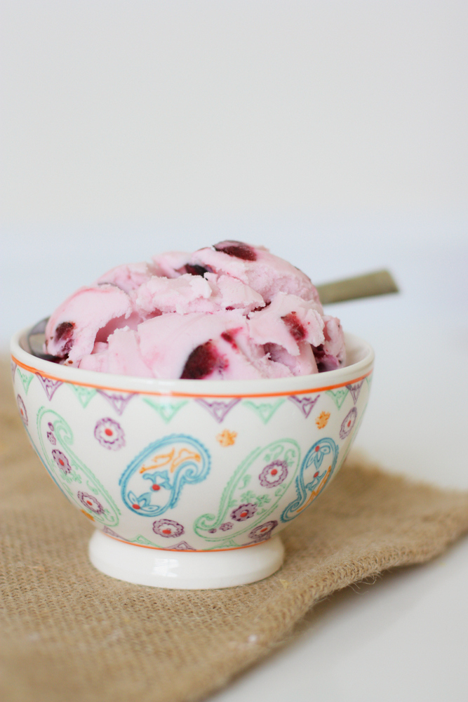 cherry frozen yogurt