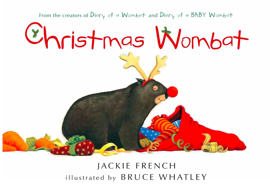 christmas wombat book