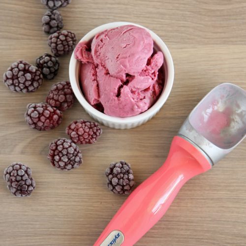 Blackberry Cream Cheese Ice Cream - Everyday Reading