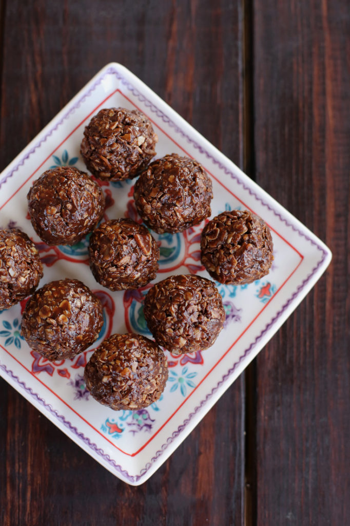 no bake chocolate peanut butter balls