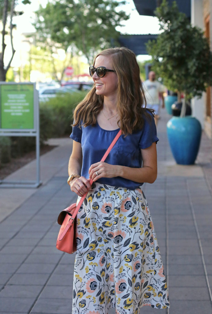 A casual summer skirt that dresses up or down