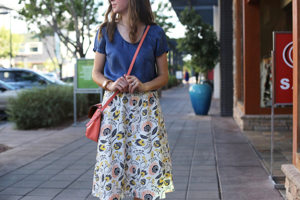 A casual summer skirt that dresses up or down
