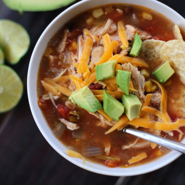 Slow Cooker Chicken Tortilla Soup - Everyday Reading