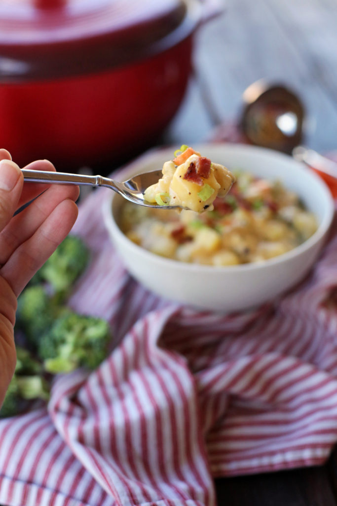 easy potato broccoli soup