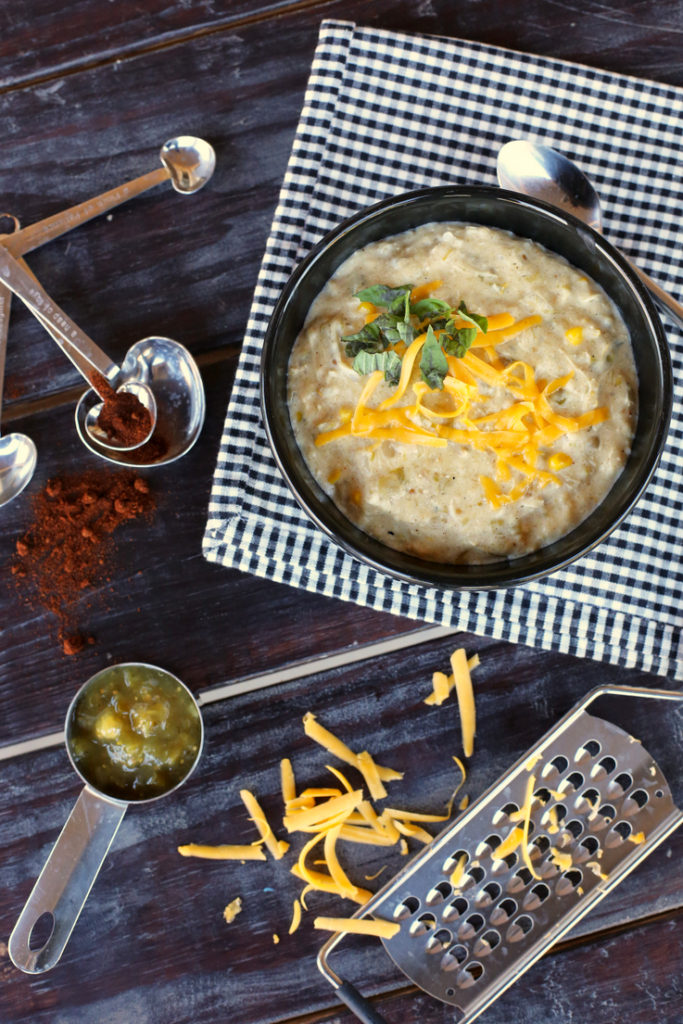 Green Enchilada Chicken Soup (Crockpot)