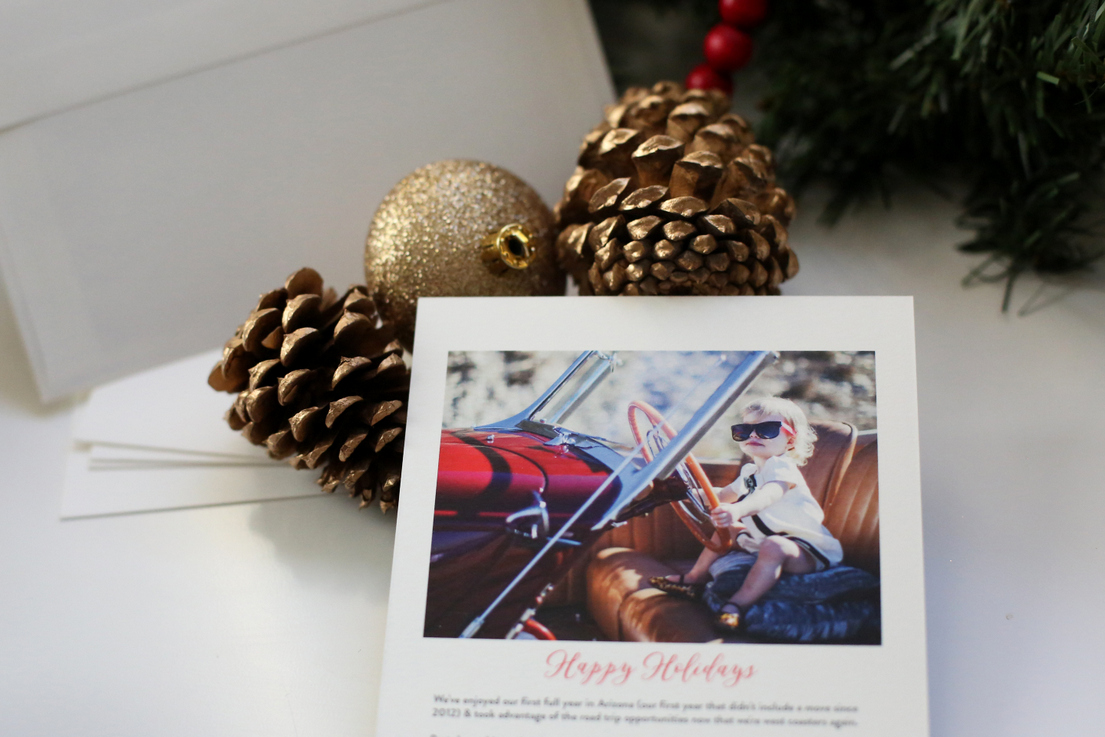 minted letterpress christmas cards