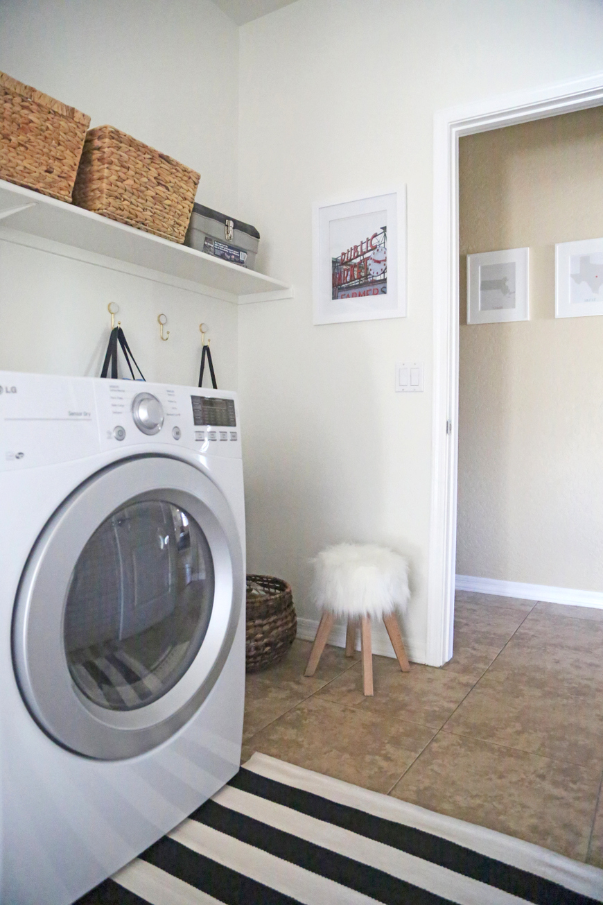 Update a totally boring laundry room