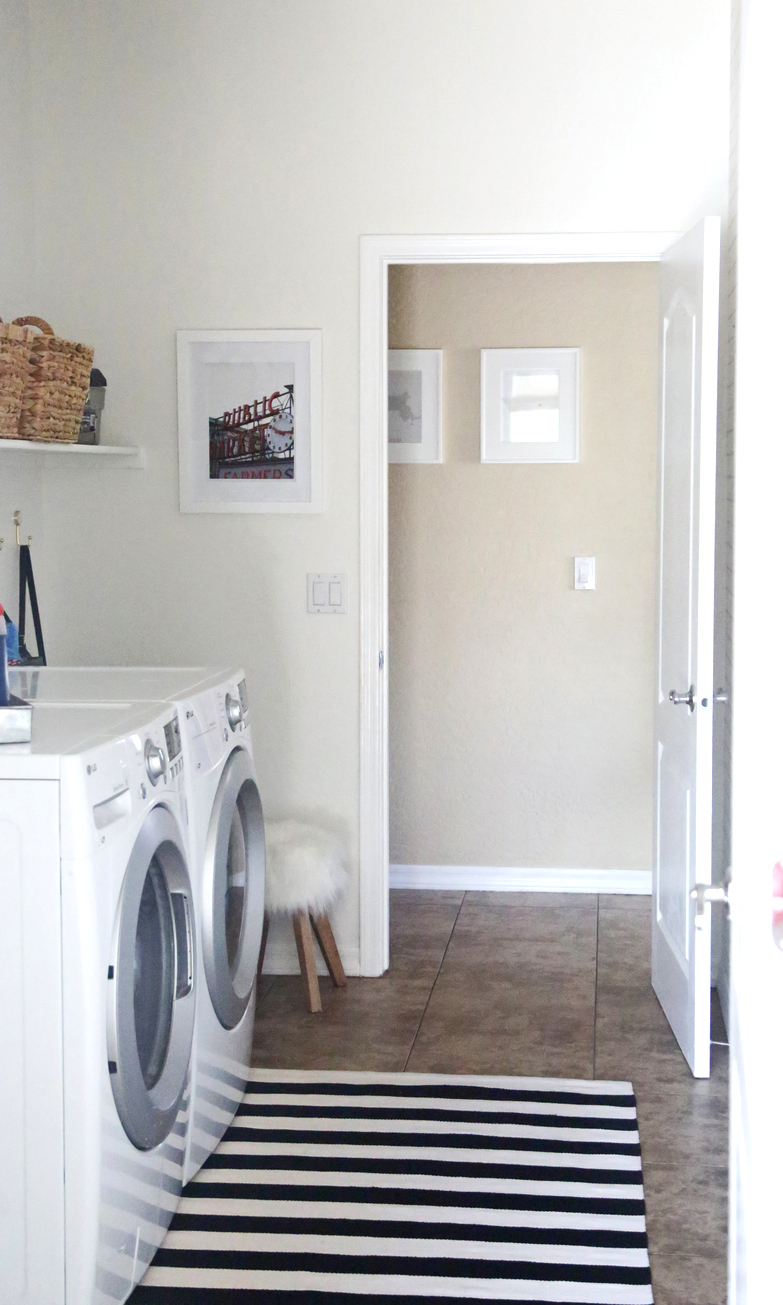 Update a totally boring laundry room