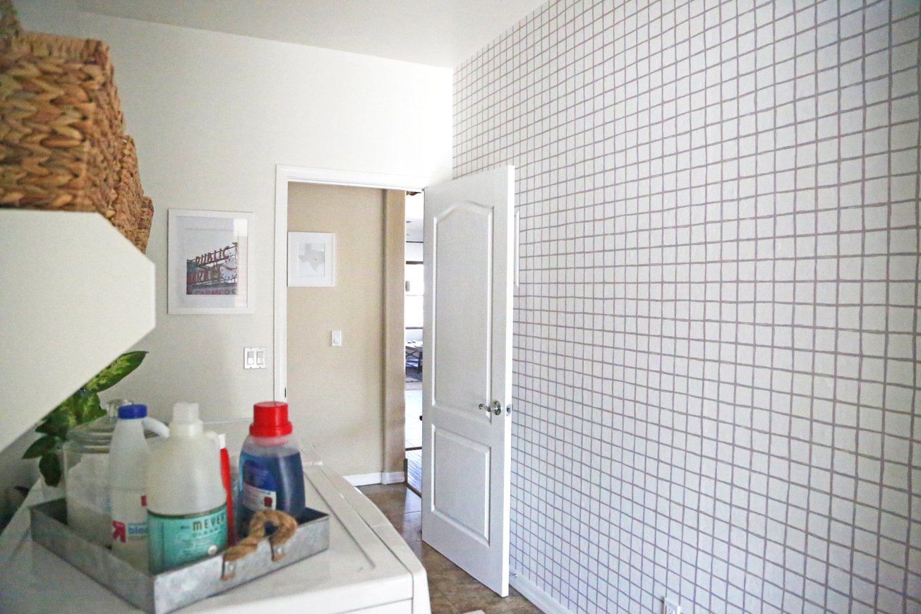 Update a totally boring laundry room