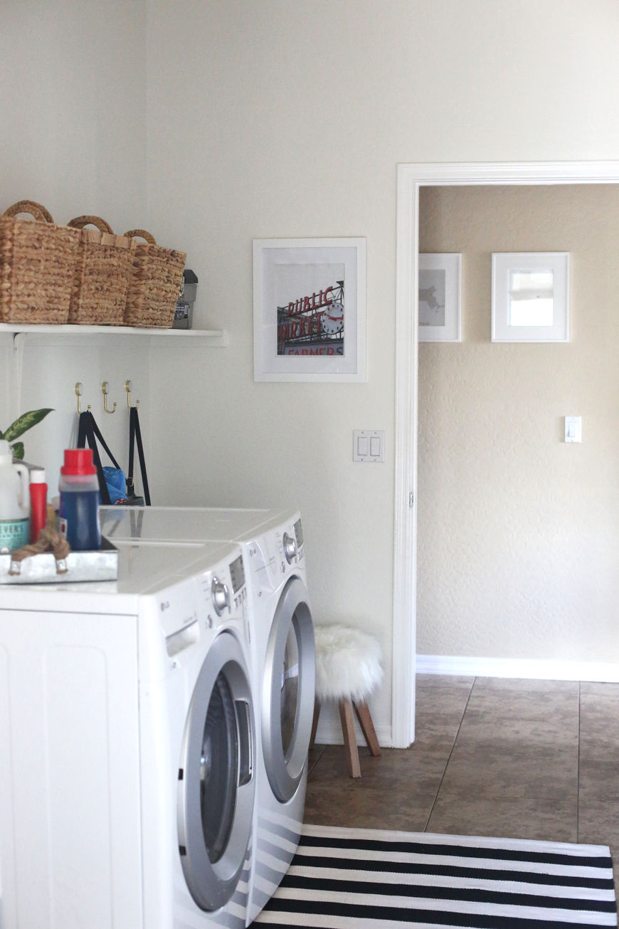 Update a totally boring laundry room