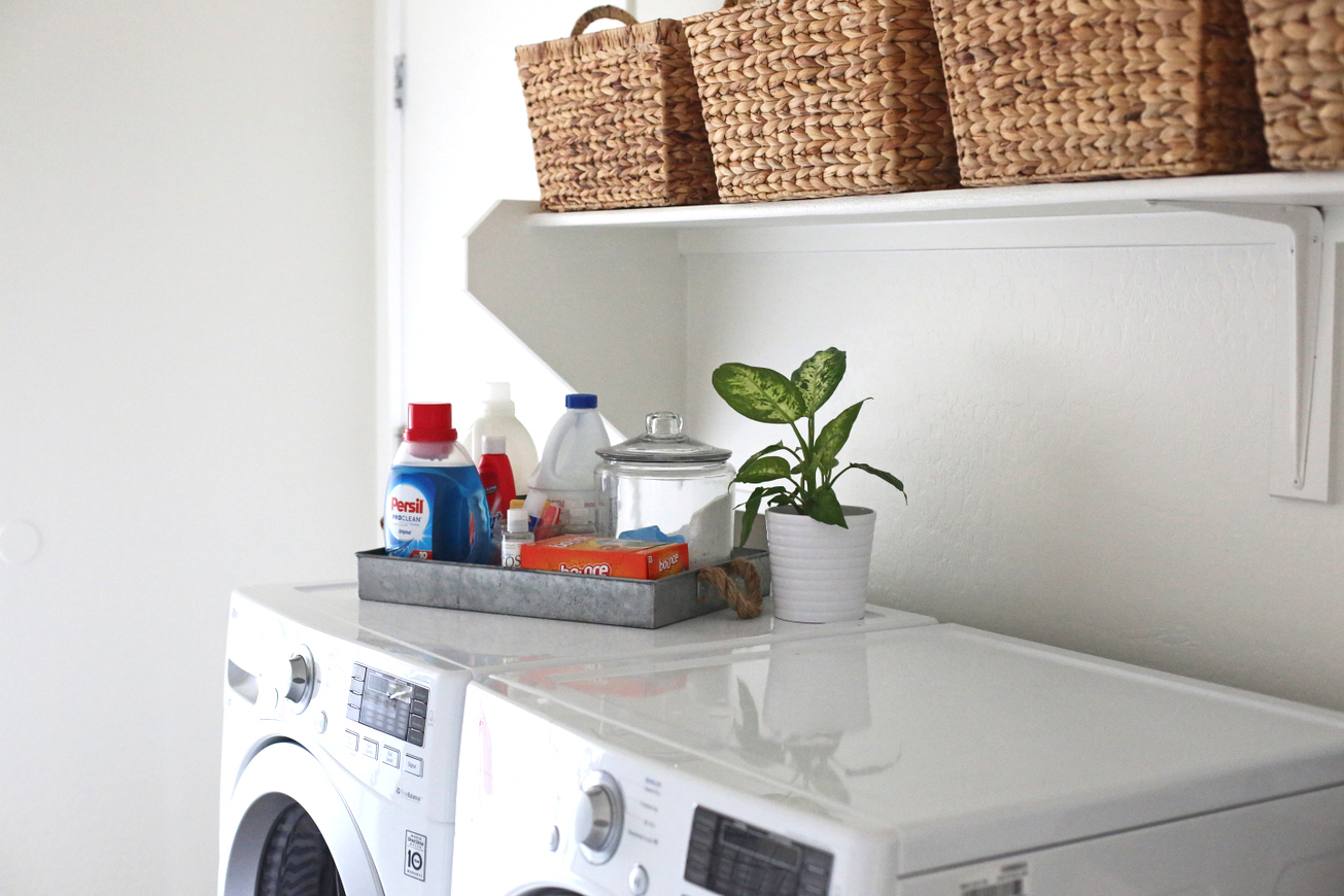 Update a totally boring laundry room