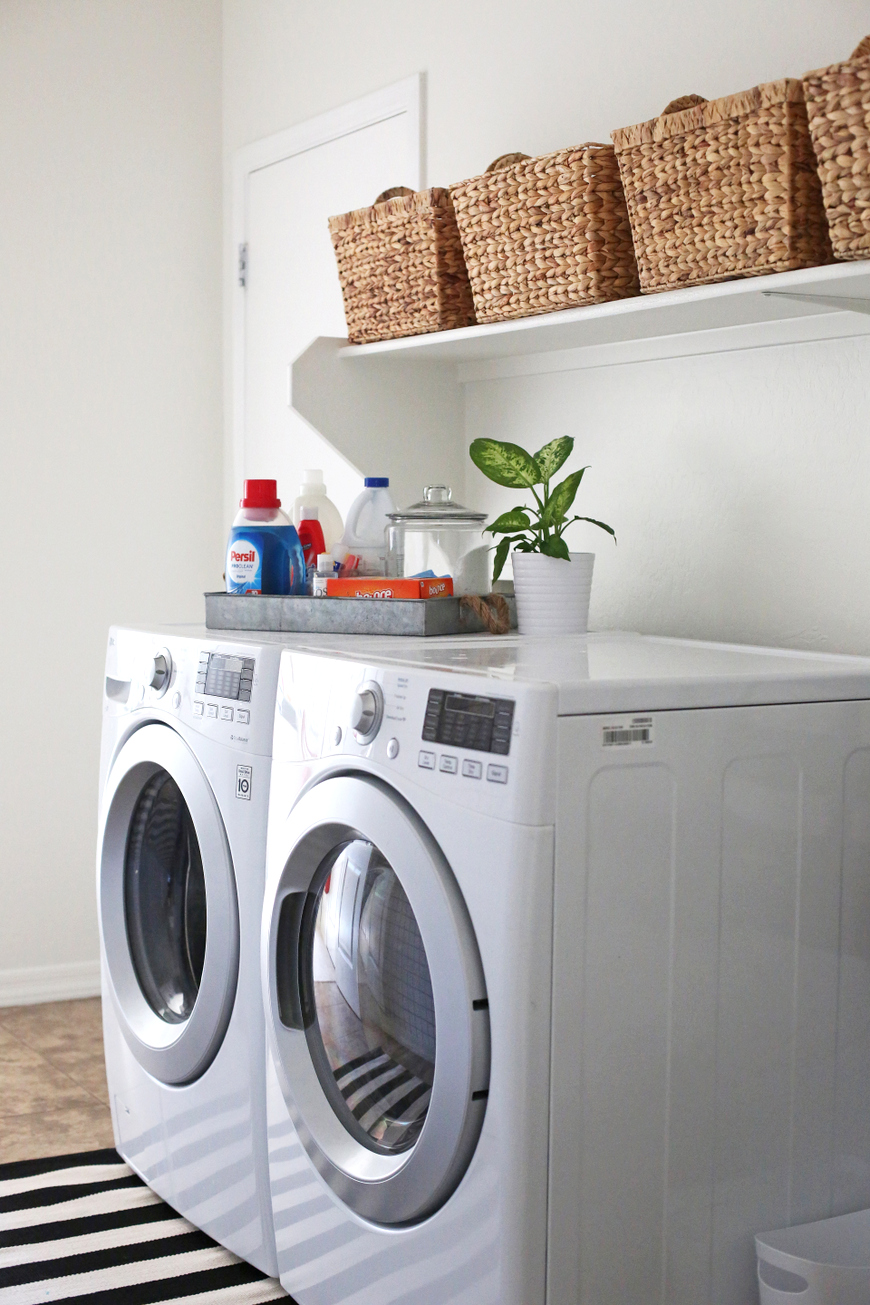 Update a totally boring laundry room