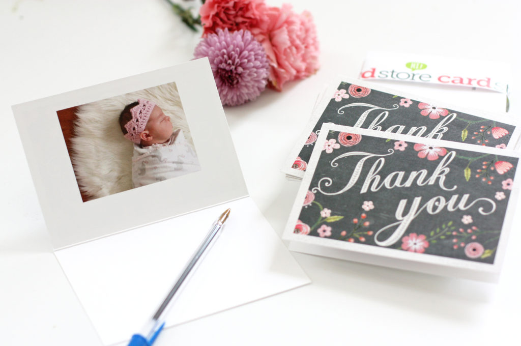 how to write a thank you card