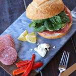 Easy make-ahead pressed sandwich - perfect for quick lunches or picnics!