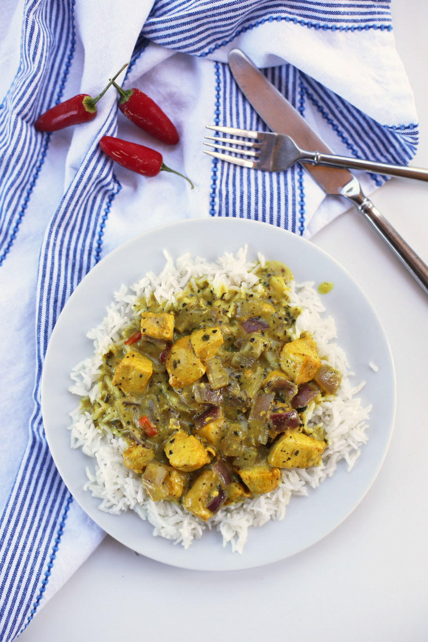 basil coconut curry