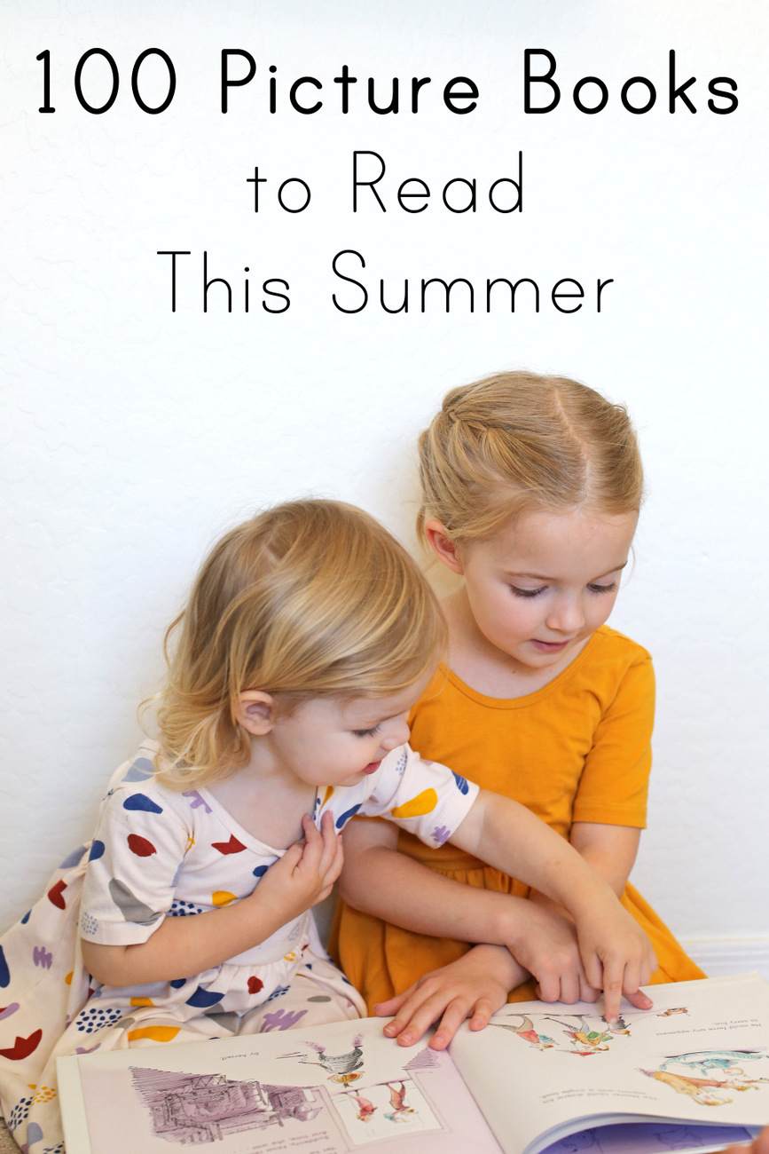 A printable list of 100 picture books to read with your children