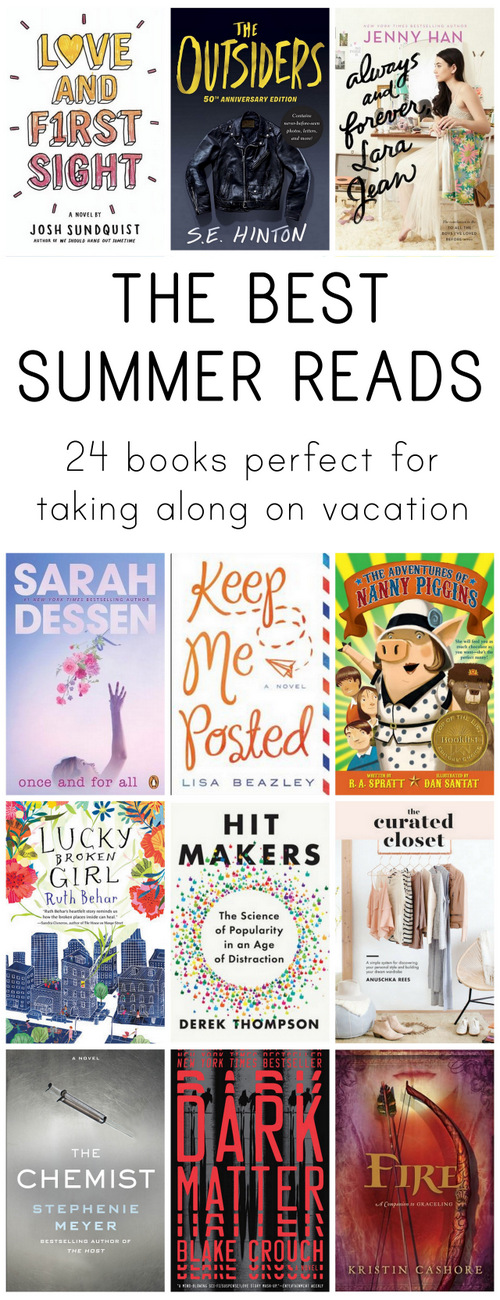 Great books for everyone to read this summer!