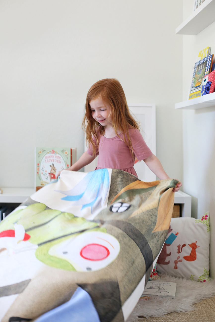 setting up a book nook