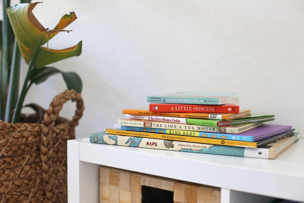 setting up a book nook