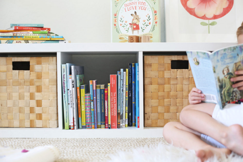 setting up a book nook