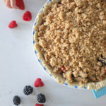 Triple Berry Crumble Pie