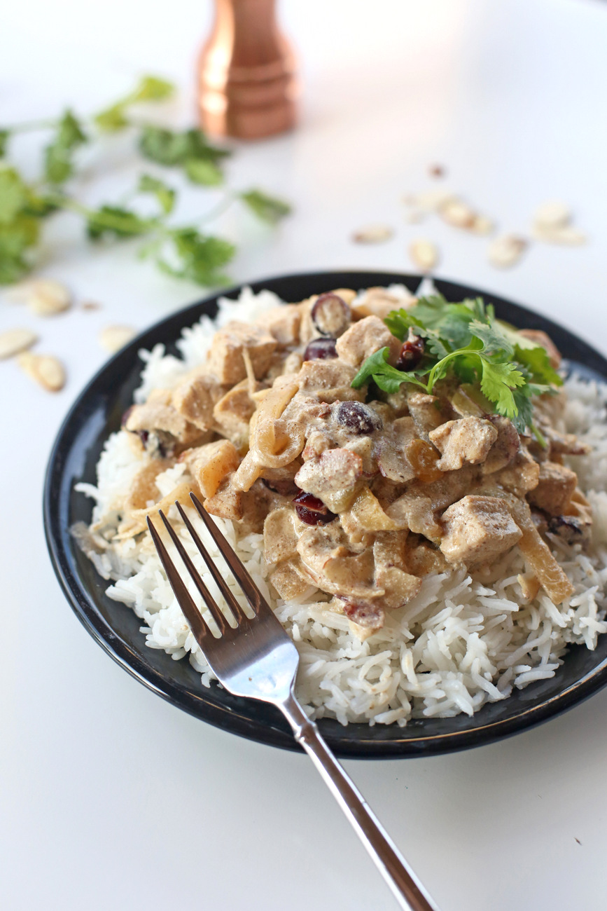 almond curry chicken recipe