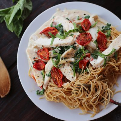 Creamy Tuscan Chicken Pasta - Everyday Reading