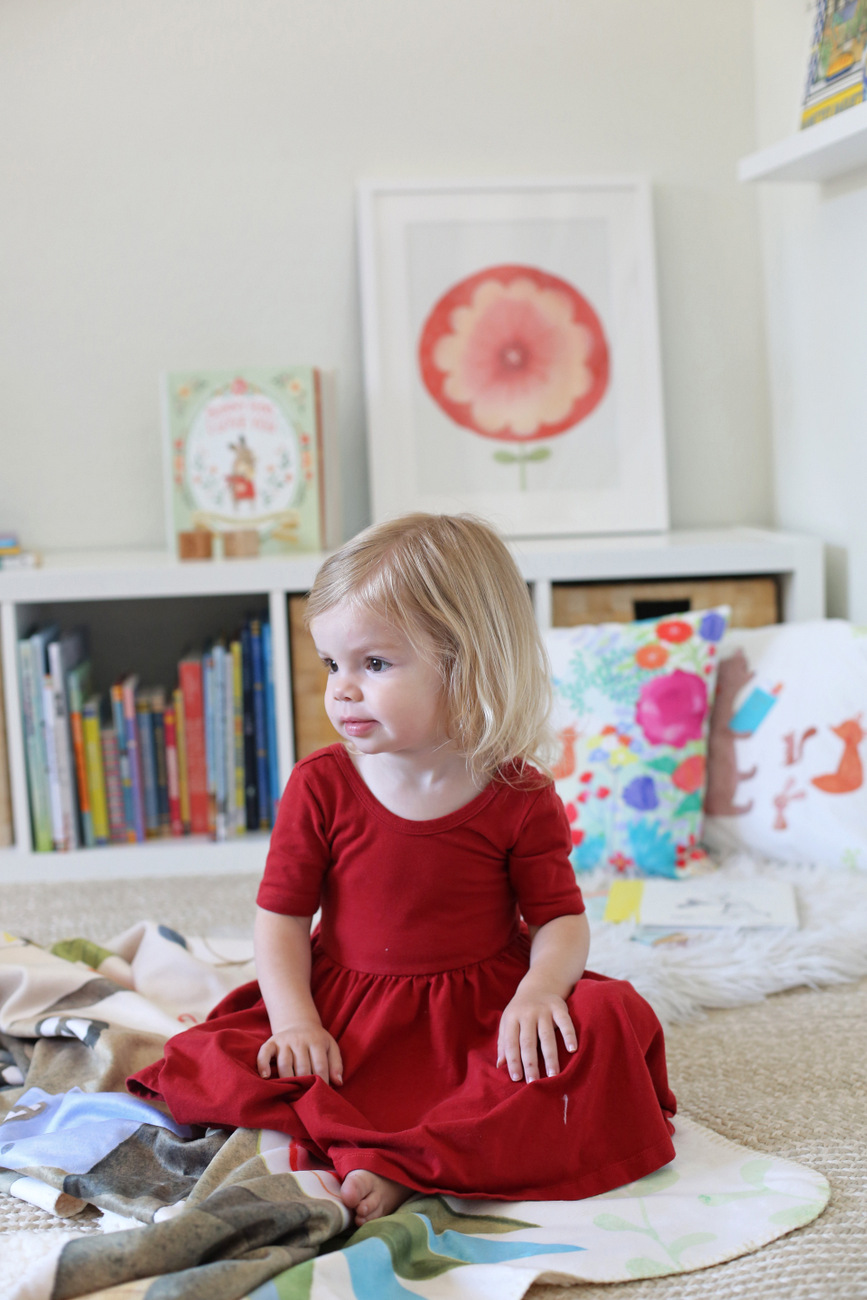 setting up a book nook