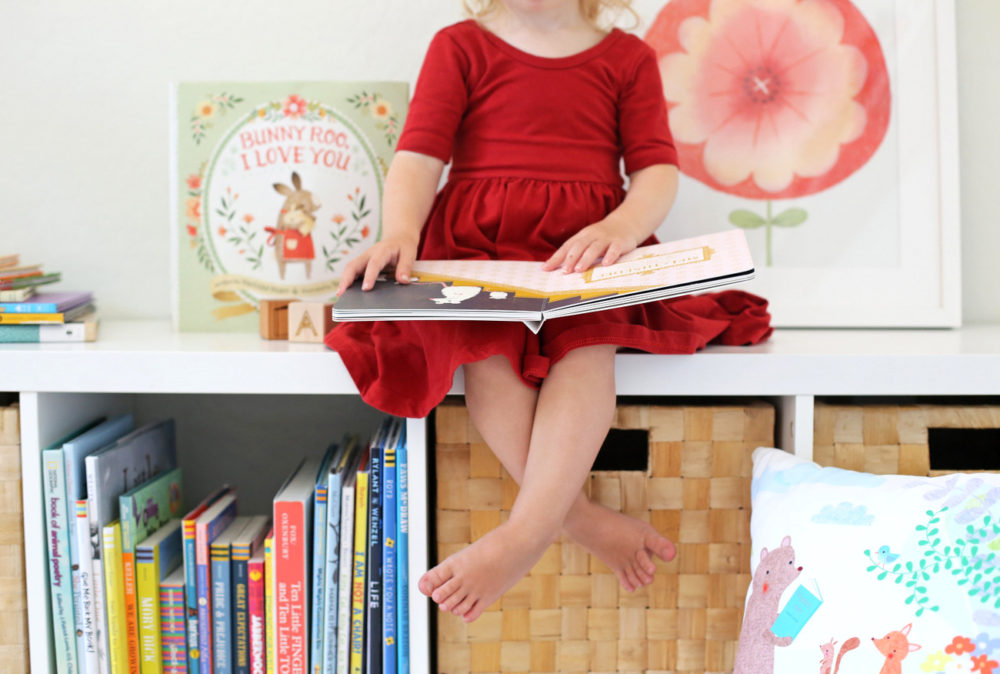 setting up a book nook