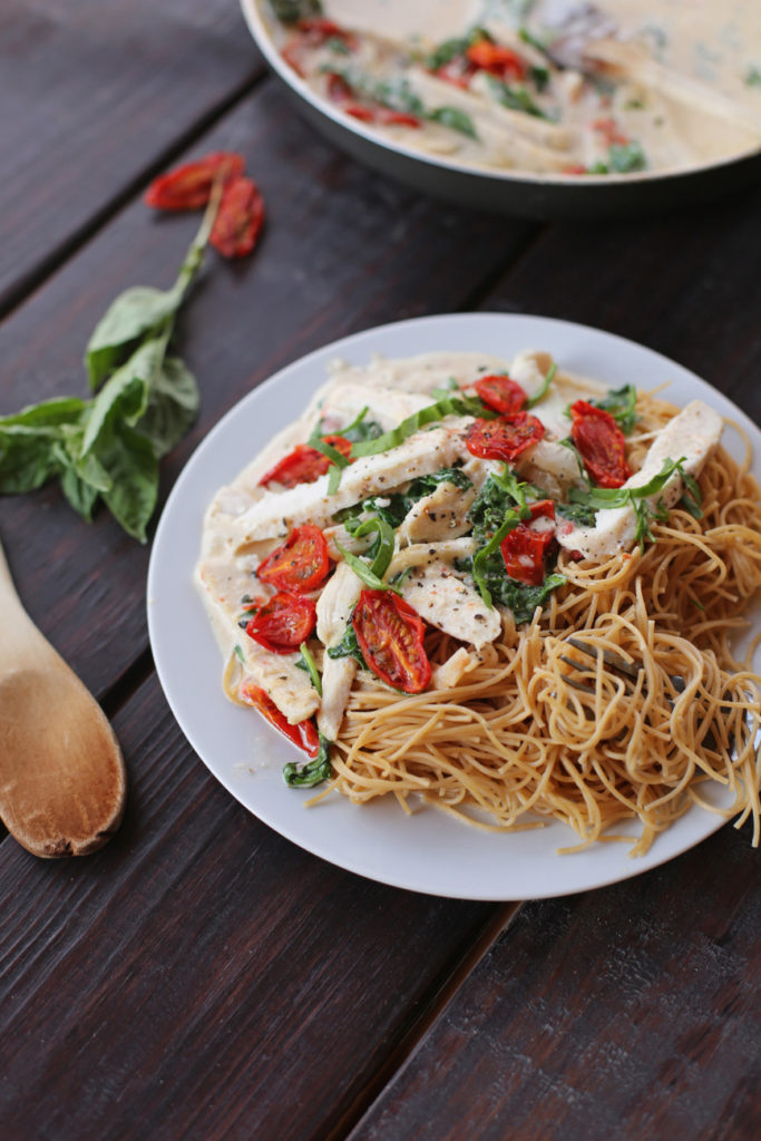 Creamy Tuscan Chicken Pasta - Everyday Reading