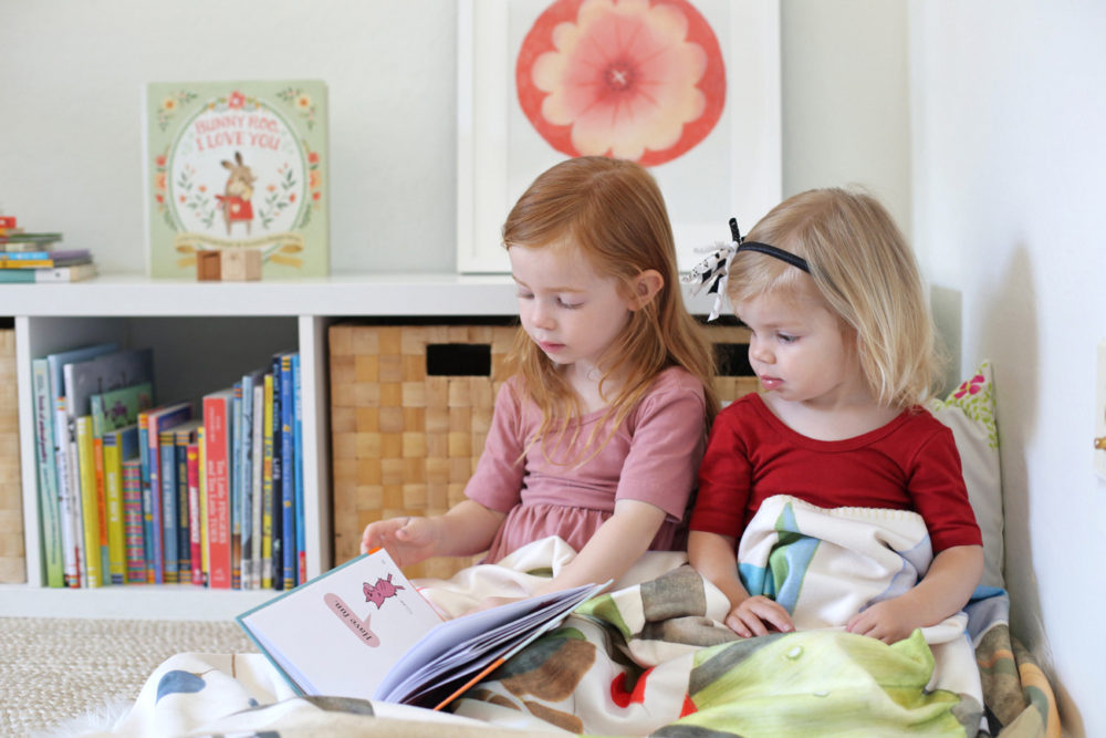 setting up a reading nook