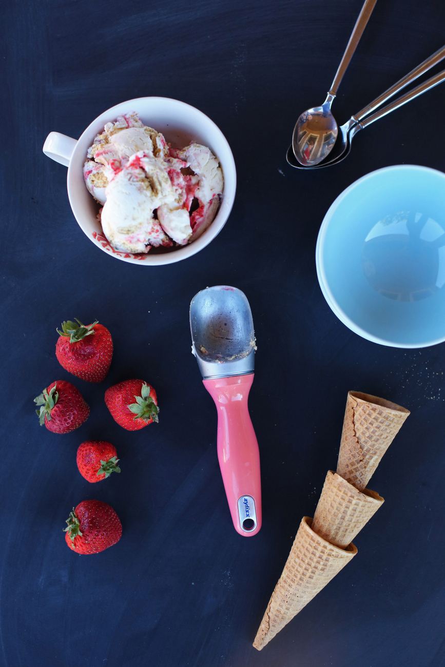 strawberry cheesecake ice cream