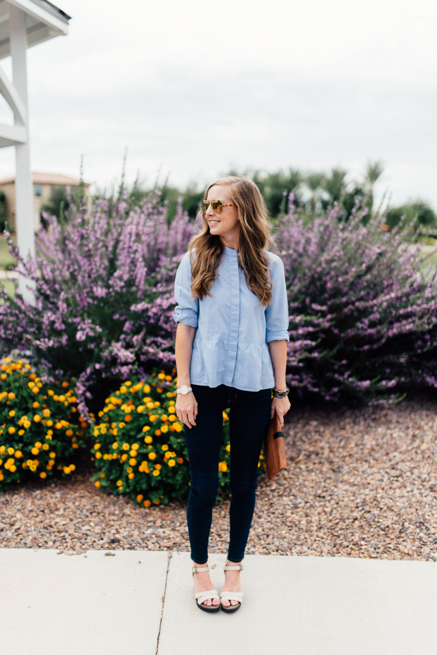 Blue fall outfit - Everyday Reading